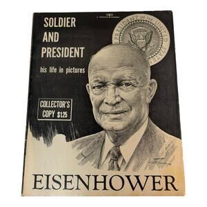 VTG 1968 "Eisenhower Soldier And President His Life In Pictures" Collectors RARE
